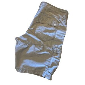The North Face Shorts Men's 35.5x9.5 Gray Cargo Utility Pockets Outdoor Gorp TNF